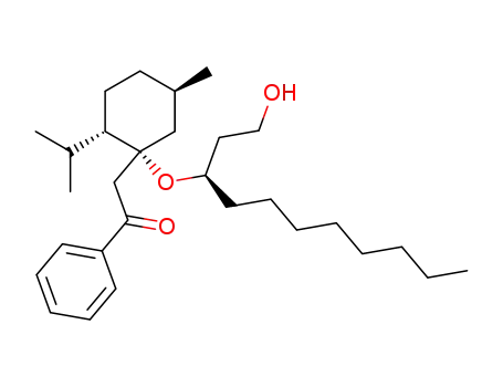 2-{(1R,2S,5R)-1-[(R)-1-(2-Hydroxy-ethyl)-nonyloxy]-2-isopropyl-5-methyl-cyclohexyl}-1-phenyl-ethanone