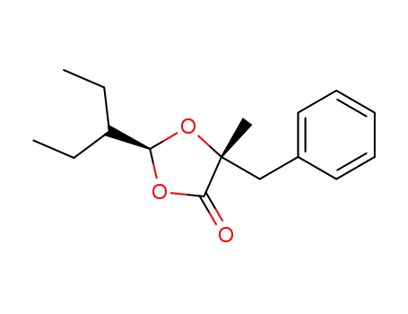 (2S,5R)-5-Benzyl-2-(1-ethyl-propyl)-5-methyl-[1,3]dioxolan-4-one