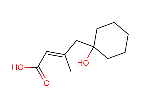 (E)-4-(1-Hydroxy-cyclohexyl)-3-methyl-but-2-enoic acid