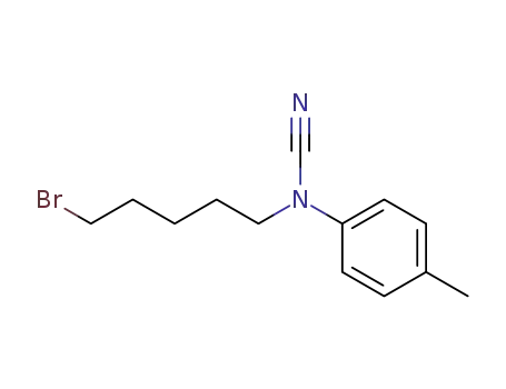 (5-bromo-pentyl)-<i>p</i>-tolyl-carbamonitrile