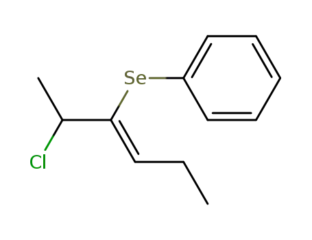 [(Z)-1-(1-Chloro-ethyl)-but-1-enylselanyl]-benzene
