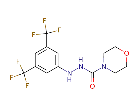 Morpholine-4-carboxylic acid N'-(3,5-bis-trifluoromethyl-phenyl)-hydrazide