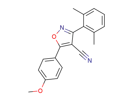 3-(2,6-Dimethyl-phenyl)-5-(4-methoxy-phenyl)-isoxazole-4-carbonitrile