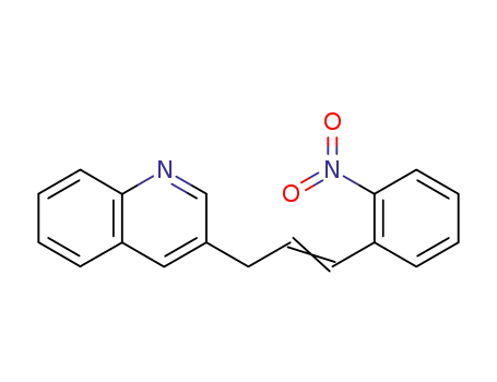 Quinoline, 3-[3-(2-nitrophenyl)-2-propenyl]-