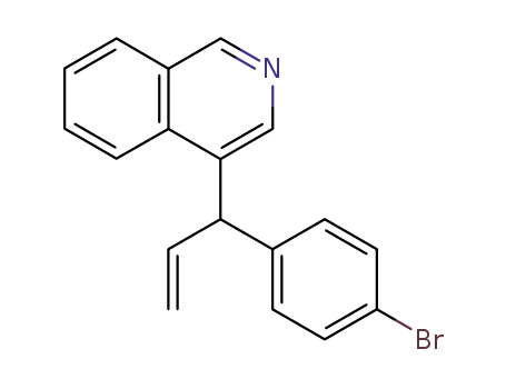 Isoquinoline, 4-[1-(4-bromophenyl)-2-propenyl]-