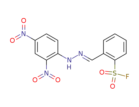 2-[(2,4-dinitro-phenylhydrazono)-methyl]-benzenesulfonyl fluoride