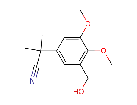5-(2-cyano-2-methylethyl)-2,3-dimethoxybenzyl alcohol
