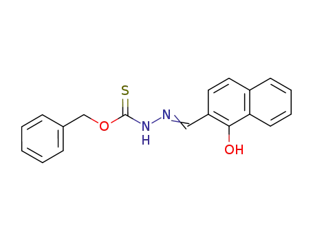 1-Hydroxy-naphthaldehyd-<sup>(2)</sup>-benzyloxy-thiocarbonyl-hydrazon