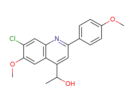 4-Quinolinemethanol,
7-chloro-6-methoxy-2-(4-methoxyphenyl)-a-methyl-