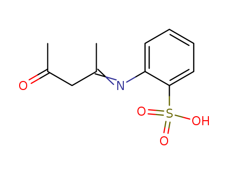 Benzenesulfonic acid, 2-[(1-methyl-3-oxobutylidene)amino]-