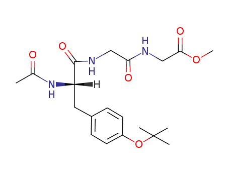 Glycine, N-acetyl-O-(1,1-dimethylethyl)-L-tyrosylglycyl-, methyl ester