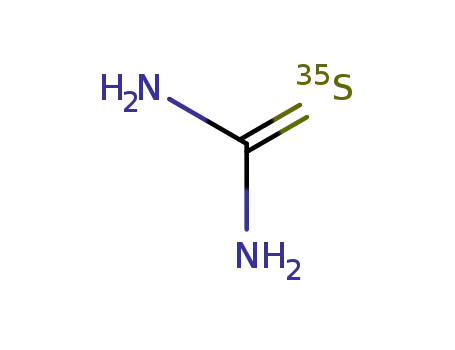 Molecular Structure of 5022-67-3 (<(35)S>-Thiourea)