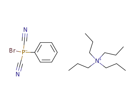 Molecular Structure of 128096-92-4 (C<sub>12</sub>H<sub>28</sub>N<sup>(1+)</sup>*C<sub>8</sub>H<sub>5</sub>BrN<sub>2</sub>P<sup>(1-)</sup>)
