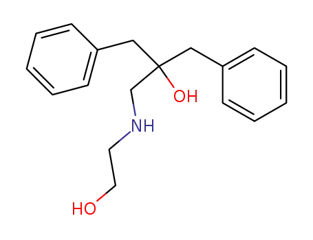 2-[(2-Hydroxy-ethylamino)-methyl]-1,3-diphenyl-propan-2-ol
