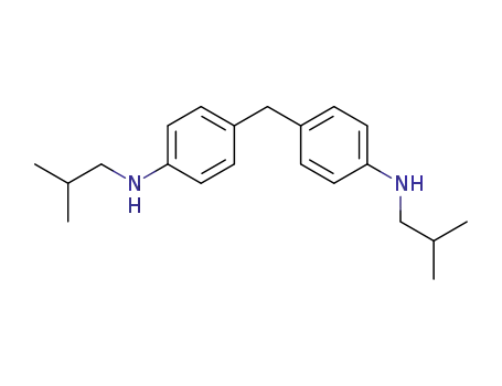 Molecular Structure of 88990-59-4 (Benzenamine, 4,4'-methylenebis[N-(2-methylpropyl)-)
