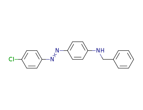 Molecular Structure of 110320-99-5 (Benzenemethanamine, N-[4-[(4-chlorophenyl)azo]phenyl]-)