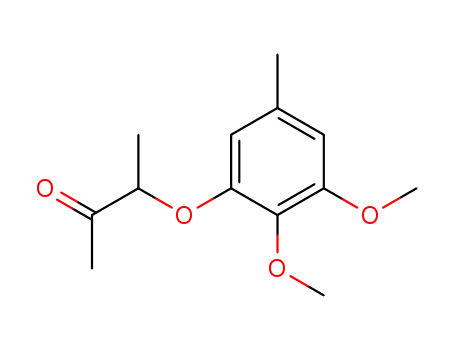 Molecular Structure of 19672-11-8 (3-(5,6-Dimethoxy-3-methyl-phenoxy)-butanon-<sup>(2)</sup>)