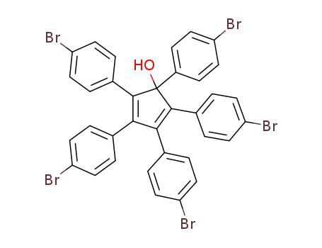 1.2.3.4.5-Pentakis-<p-bromphenyl>-cyclopentadien-(2.4)-ol-(1)