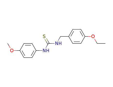 <i>N</i>-(4-ethoxy-benzyl)-<i>N'</i>-(4-methoxy-phenyl)-thiourea