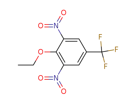 Molecular Structure of 17811-40-4 (Benzene, 2-ethoxy-1,3-dinitro-5-(trifluoromethyl)-)