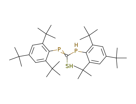 (2,4,6-Tri-tert-butyl-phenylphosphanyl)-(2,4,6-tri-tert-butyl-phenylphosphanylidene)-methanethiol