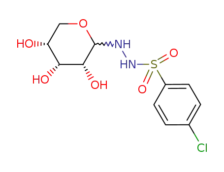 4-chloro-benzenesulfonic acid-(<i>N</i>'-ξ-D-ribopyranosyl-hydrazide)