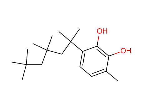 3-Methyl-6-(1,1,3,3,5,5-hexamethyl-hexyl)-1,2-dihydroxy-benzol