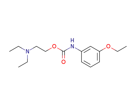 (3-ethoxy-phenyl)-carbamic acid-(2-diethylamino-ethyl ester)