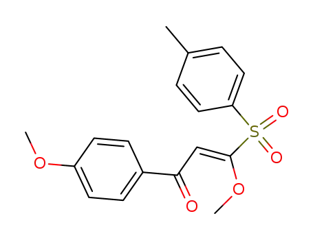 (E)-(p-Methoxyphenyl)(2-methoxy-2-tosylvinyl)keton
