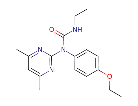 <i>N</i>-(4-ethoxy-phenyl)-<i>N</i>'-ethyl-<i>N</i>-(4,6-dimethyl-pyrimidin-2-yl)-urea