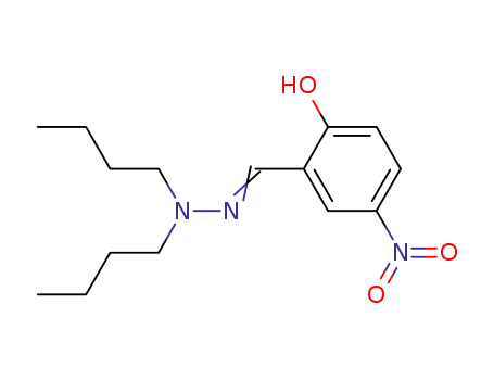 Molecular Structure of 92728-21-7 (5-Nitro-salicylaldehyd-N,N-dibutyl-hydrazon)