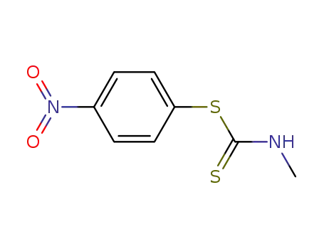 Molecular Structure of 65114-10-5 (Carbamodithioic acid, methyl-, 4-nitrophenyl ester)