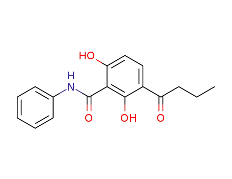 3-Butyryl-2,6-dihydroxy-N-phenyl-benzamide
