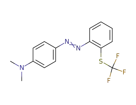 4-Dimethylamino-2'-trifluormethylmercapto-azobenzol