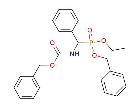 Carbamic acid, [[ethoxy(phenylmethoxy)phosphinyl]phenylmethyl]-,
phenylmethyl ester