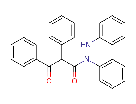 Molecular Structure of 67566-13-6 (Benzenepropanoic acid, b-oxo-a-phenyl-, 1,2-diphenylhydrazide)