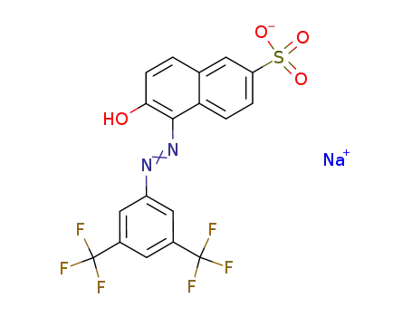 2-Naphthalenesulfonic acid,
5-[[3,5-bis(trifluoromethyl)phenyl]azo]-6-hydroxy-, monosodium salt