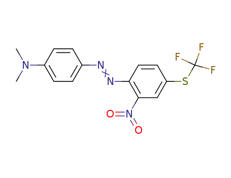 4-Dimethylamino-2'-nitro-4'-trifluormethylmercapto-azobenzol