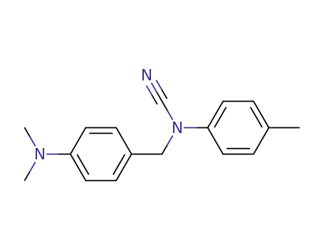 <i>N</i>-(4-dimethylamino-benzyl)-<i>N</i>-<i>p</i>-tolyl-carbamonitrile