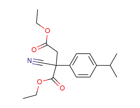 2-Cyano-2-(4-isopropyl-phenyl)-succinic acid diethyl ester