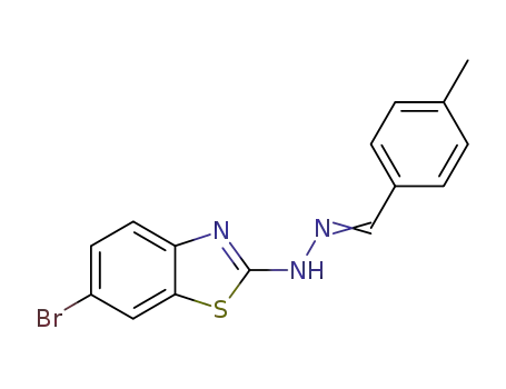 4-methyl-benzaldehyde (6-bromo-benzothiazol-2-yl)-hydrazone