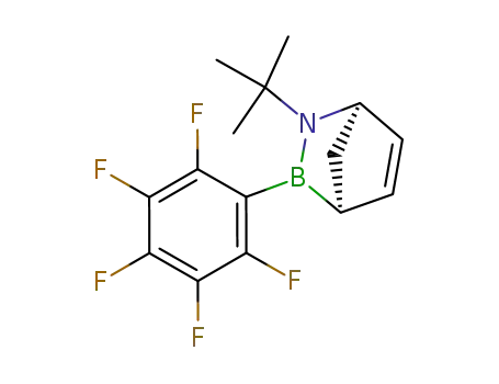 2-<i>tert</i>-butyl-3-pentafluorophenyl-2-aza-3-bora-bicyclo[2.2.1]hept-5-ene