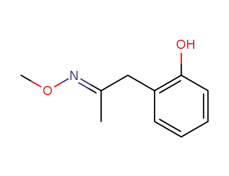 Molecular Structure of 58484-61-0 ((E)-1-(2-hydroxyphenyl)propan-2-one O-methyloxime)