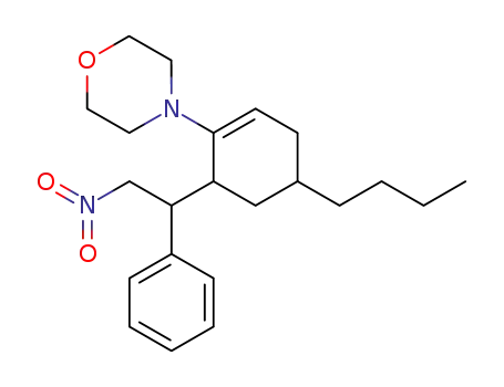 4-[4-butyl-6-(2-nitro-1-phenyl-ethyl)-cyclohex-1-enyl]-morpholine