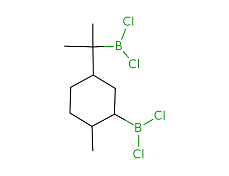 2-dichloroboryl-2-methyl-2-(3-dichloroboryl-4-methylcyclohexyl)ethane