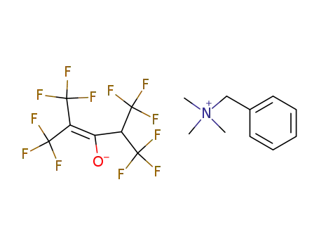 1,1,1,5,5,5-Hexafluoro-2,4-bis-trifluoromethyl-pent-2-en-3-olatebenzyl-trimethyl-ammonium;