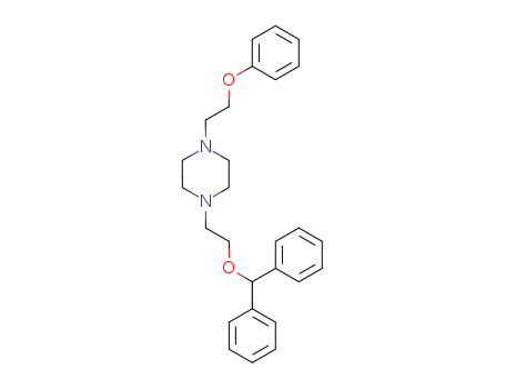 1-(2-benzhydryloxy-ethyl)-4-(2-phenoxy-ethyl)-piperazine