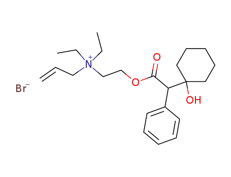 diethyl-allyl-{2-[(1-hydroxy-cyclohexyl)-phenyl-acetoxy]-ethyl}-ammonium; bromide