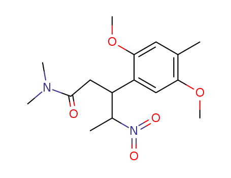 3-(2,5-Dimethoxy-4-methylphenyl)-N,N-dimethyl-4-nitropentanamid