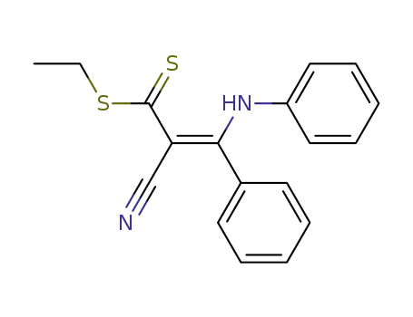 (Z)-2-Cyano-3-phenyl-3-phenylamino-dithioacrylic acid ethyl ester